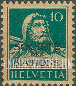FindYourStampsValue: For The League of Nations: William Tell