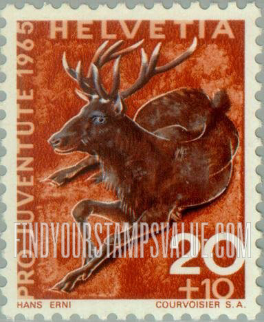 FindYourStampsValue: Semi-Postal: Red deer