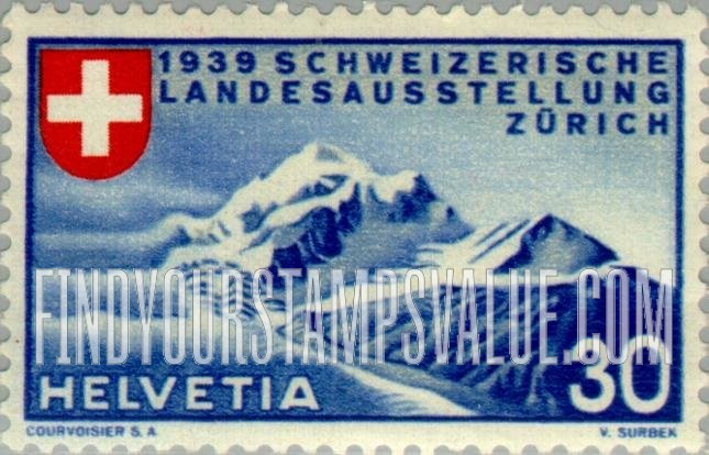FindYourStampsValue: Federal Administration: Alpine Scenery