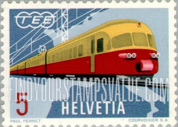 FindYourStampsValue: Federal Administration: Trans-Europe Express