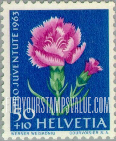 FindYourStampsValue: Semi-Postal: Carnation