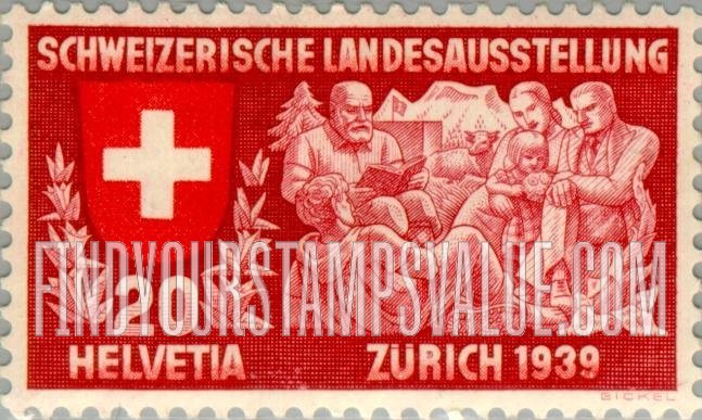 FindYourStampsValue: Federal Administration: Swiss Family