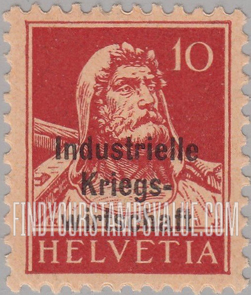 FindYourStampsValue: For The War Board of Trade: William Tell