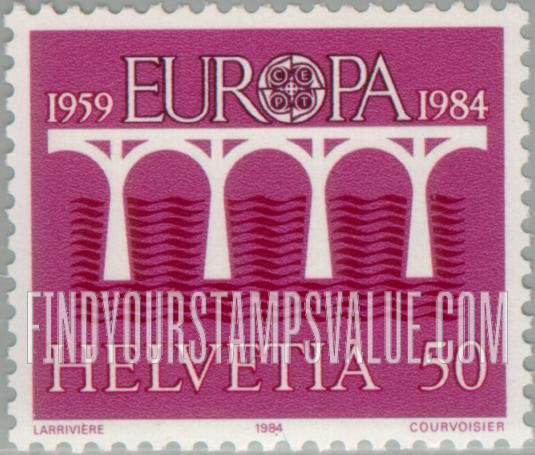 FindYourStampsValue: Federal Administration: Europa (1959-1984)