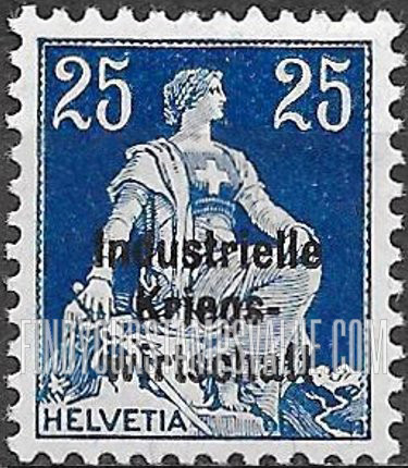 FindYourStampsValue: For The War Board of Trade: Helvetia