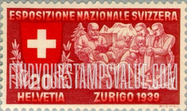 FindYourStampsValue: Federal Administration: Swiss Family