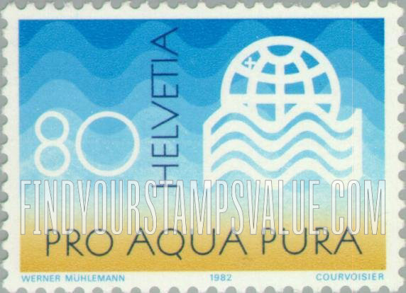 FindYourStampsValue: Federal Administration: International Water Supply Association, 14th World Congress, Zurich, September 6-10