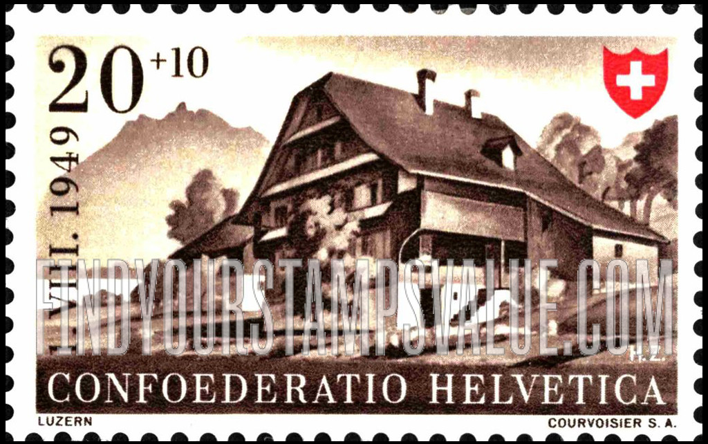 FindYourStampsValue: Semi-Postal: House of Lucerne