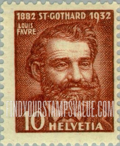 FindYourStampsValue: Federal Administration: Louis Favre