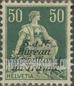 FindYourStampsValue: For The International Labor Bureau: Helvetia