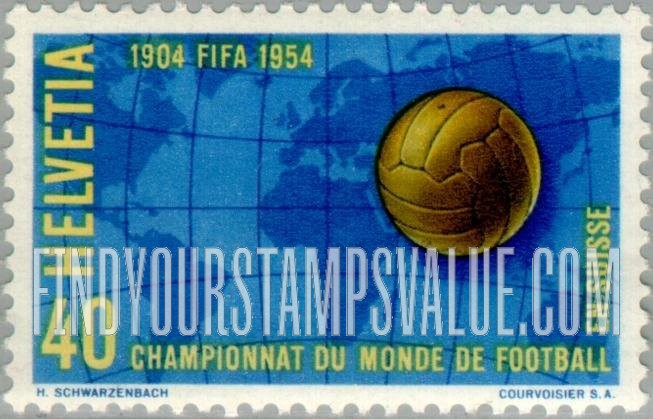 FindYourStampsValue: Federal Administration: Football and map
