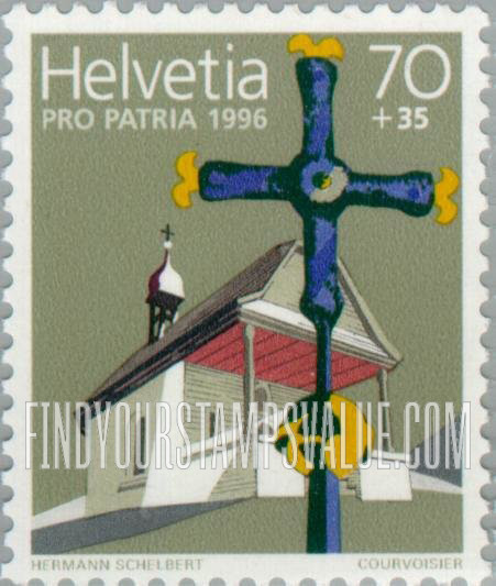 FindYourStampsValue: Semi-Postal, Restorations, projects: Magdalena Chapel, Wolfenschiessen