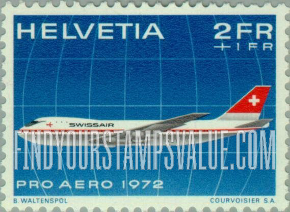 FindYourStampsValue: Air Post Semi-Postal: Boeing 747