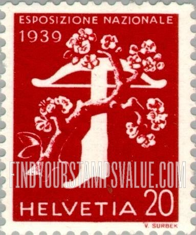 FindYourStampsValue: Federal Administration: Tree and Crossbow