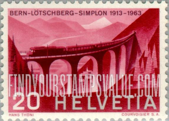 FindYourStampsValue: Federal Administration: Luegelkinn viaduct