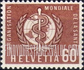 FindYourStampsValue: For The World Health Organization: WHO Emblem