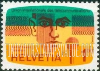 FindYourStampsValue: For The International Telecommunication Union: Radio Waves, Face on TV, Microphone