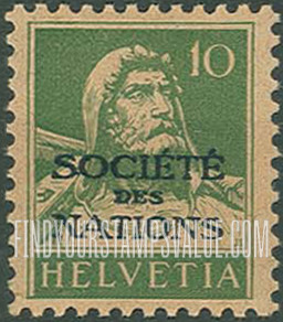 FindYourStampsValue: For The League of Nations: William Tell