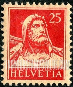 FindYourStampsValue: Federal Administration: William Tell