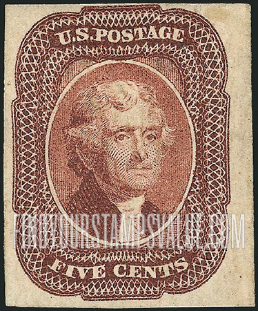 FindYourStampsValue: THOMAS JEFFERSON