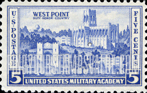FindYourStampsValue: ARMY Issue - U.S. Military Academy, West Point