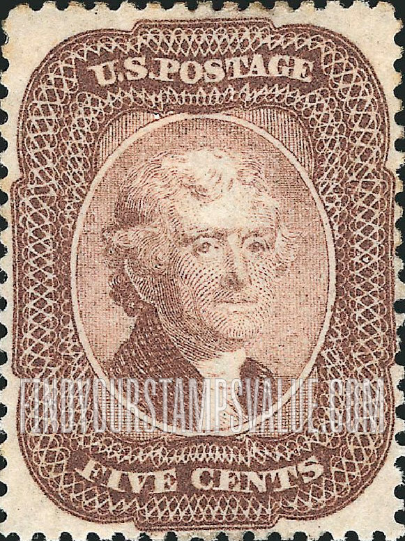 FindYourStampsValue: THOMAS JEFFERSON