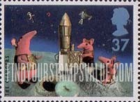 FindYourStampsValue: Great Britain (United Kingdom): British Television Programs for Children, 50th Anniversary - The Clangers