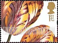 FindYourStampsValue: Great Britain (United Kingdom): Flowers - Tulip, Booklet Stamp