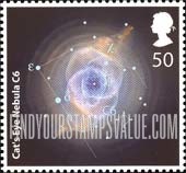 FindYourStampsValue: Great Britain (United Kingdom): Astronomical Objects - Cat's Eye Nebula C6