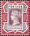 FindYourStampsValue: Great Britain (United Kingdom): Queen Victoria Jubilee Issue - Ten Pence