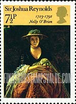 FindYourStampsValue: Great Britain (United Kingdom): Paintings - Nelly O'Brien, by Sir Joshua Reynolds