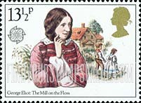 FindYourStampsValue: Great Britain (United Kingdom): Victorian Novelists and Scenes from their Novels - George Eliot, "The Mill on the Floss"