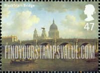 FindYourStampsValue: Great Britain (United Kingdom): Thames River Bridges in London - Blackfriars