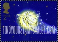 FindYourStampsValue: Great Britain (United Kingdom): Peter Pan, by J.M. Barrie, 150th Anniversary - Tinkerbell