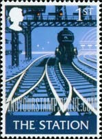 FindYourStampsValue: Great Britain (United Kingdom): Pub Signs - The Station, Thurnscoe