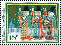 FindYourStampsValue: Great Britain (United Kingdom): Christmas, Customs - The Tanad Valley Plygain
