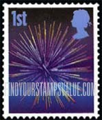 FindYourStampsValue: Great Britain (United Kingdom): Smilers - Fireworks, Self-Adhesive Stamp