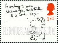 FindYourStampsValue: Great Britain (United Kingdom): Greetings Cartoons - I'm writing to You...