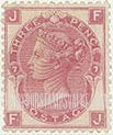 FindYourStampsValue: Great Britain (United Kingdom): Queen Victoria - Three Pence Rose