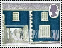 FindYourStampsValue: Great Britain (United Kingdom): British Rural Architecture - Aberaeron Town House, Wales