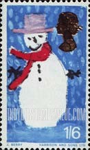 FindYourStampsValue: Great Britain (United Kingdom): Christmas - Snowman