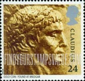 FindYourStampsValue: Great Britain (United Kingdom): Roman Artifacts - Gold Aureus of Claudius