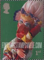 FindYourStampsValue: Great Britain (United Kingdom): Puppets - Judy
