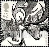 FindYourStampsValue: Great Britain (United Kingdom): Ice Age Animals - Giant Deer