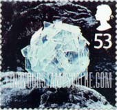 FindYourStampsValue: Great Britain (United Kingdom): Christmas, Ice and Snow Sculptures by Andy Goldsworthy - Ice Ball, Self-Adhesive Stamp