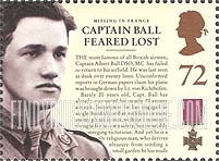 FindYourStampsValue: Great Britain (United Kingdom): Recipients of Victoria Cross - Captain Albert Ball