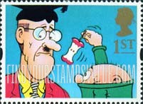 FindYourStampsValue: Great Britain (United Kingdom): Greetings, Children's Characters - Bash Street Kids, Teacher
