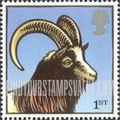 FindYourStampsValue: Great Britain (United Kingdom): Farm Animals - Bagot Goat