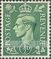 FindYourStampsValue: Great Britain (United Kingdom): King George VI - Half Penny