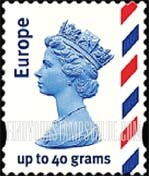 FindYourStampsValue: Great Britain (United Kingdom): Queen Elizabeth II, Self-Adhesive Booklet Stamp